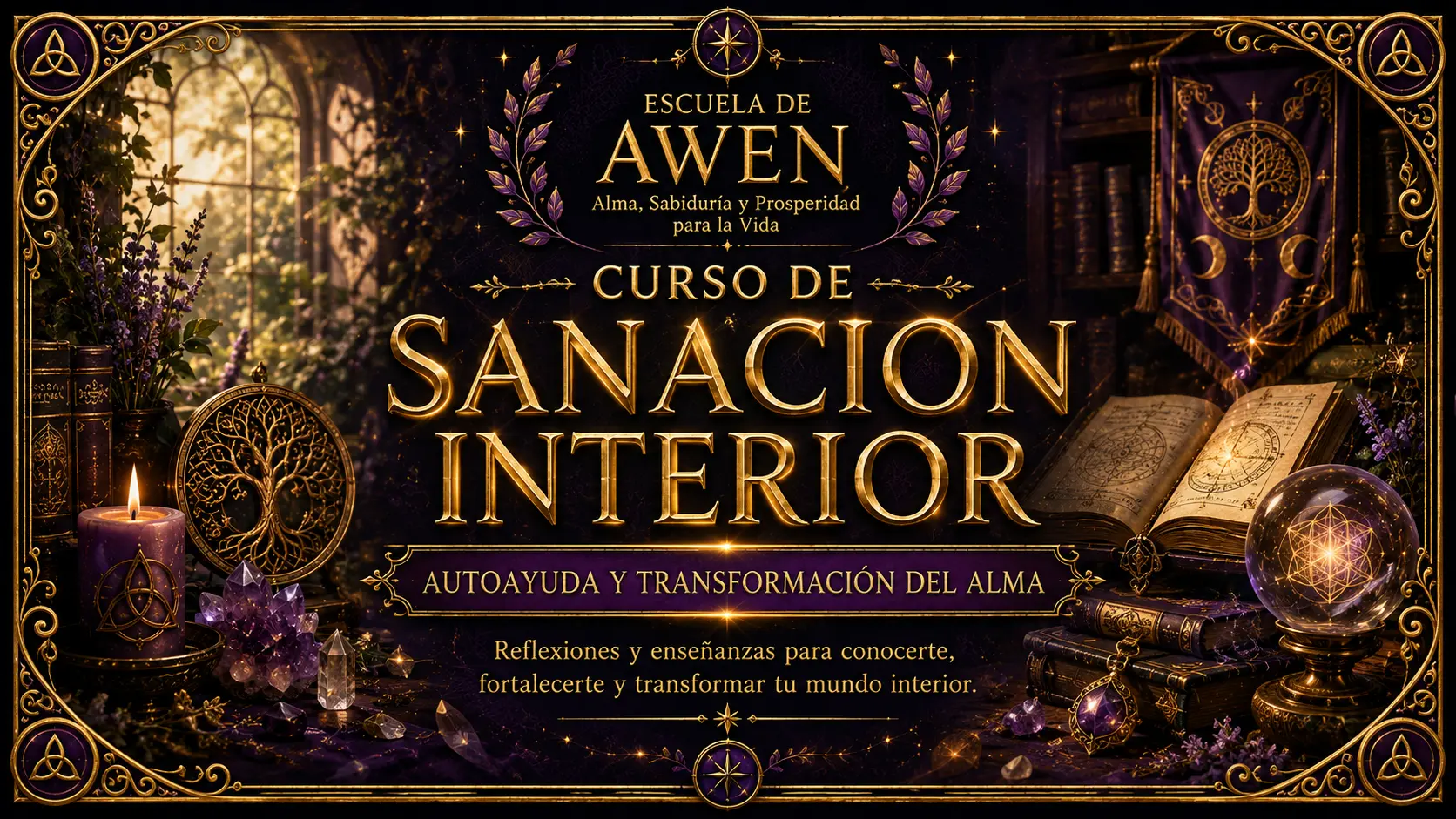 Portada de Curso de Sanación Interior