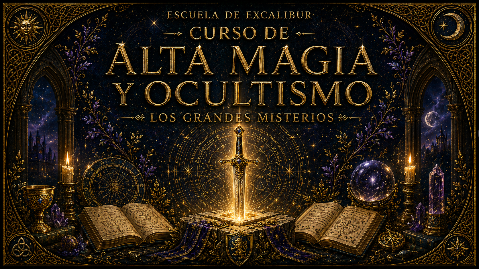 Portada de Curso de Alta Magia y Ocultismo