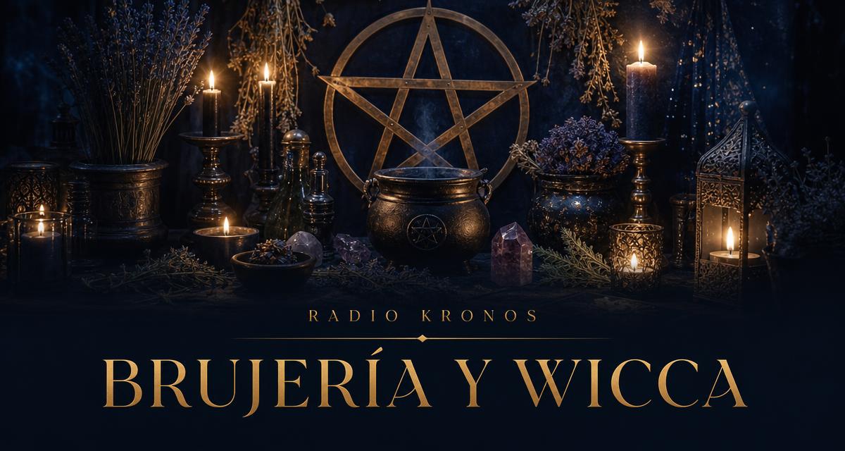 Portada de la sección Brujería y Wicca en Radio Kronos